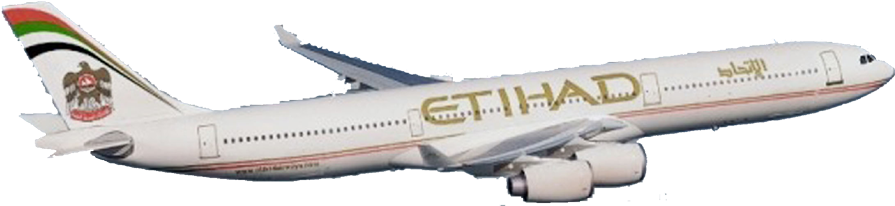 Etihad Airways, Etihad Airlines - Etihad Airways White Background (900x223), Png Download