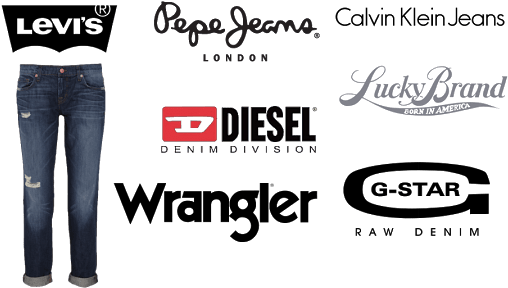 Top 10 Brands - Top Jeans Brands In India (530x295), Png Download