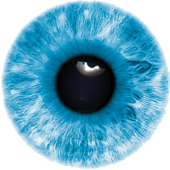 Blue Eye Lens Png (556x554), Png Download