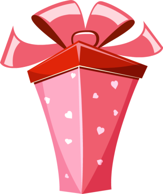 Gift Boxes Image - Gift Box With Ribbon Png (336x400), Png Download