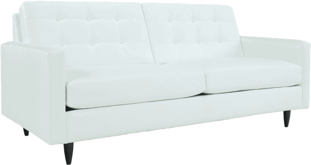 Ford White Sofa - White Sofa Rental (648x432), Png Download
