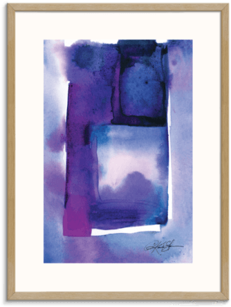 100kms - P2639 - Pfwt - Watercolour Abstraction 214 By Kathy Morton Stanion (450x450), Png Download