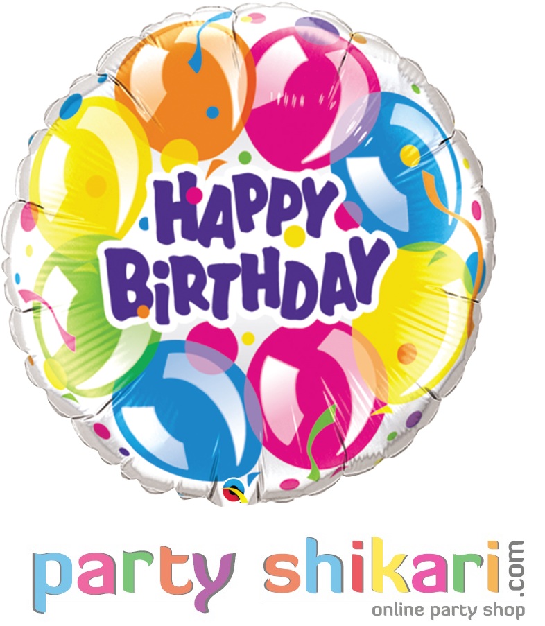 Foil Happy B Day Balloons (900x1000), Png Download