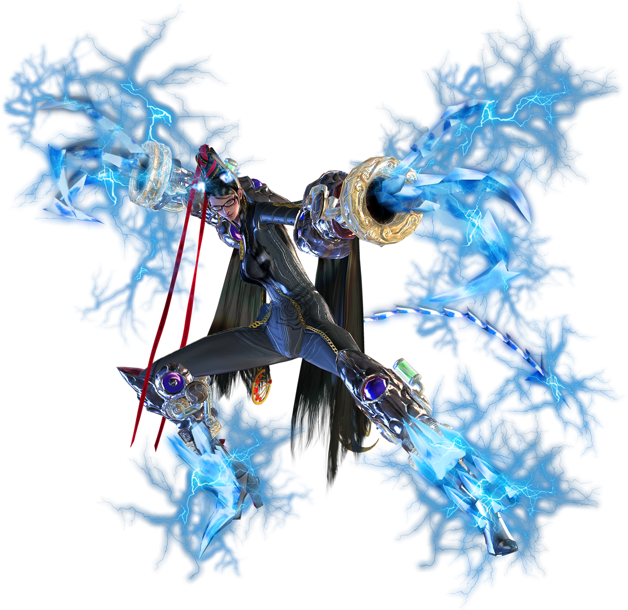 01 Weapon Illust01 - Bayonetta (1282x1246), Png Download