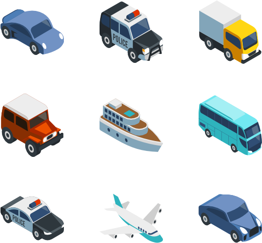 Transportation 50 Icons - Transport (600x564), Png Download