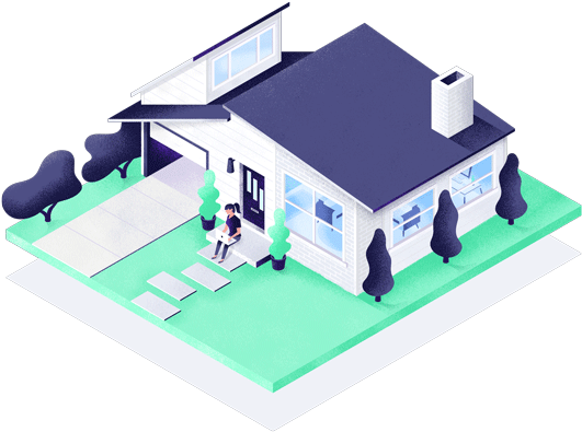 House Illustration - Perfect (540x437), Png Download