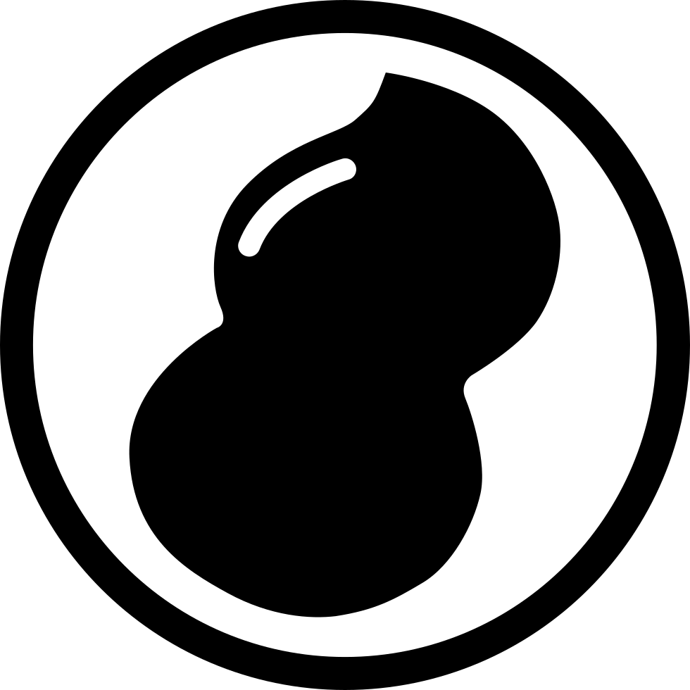 Peanut Meat Svg Png Icon Free Download - Peanut (980x980), Png Download