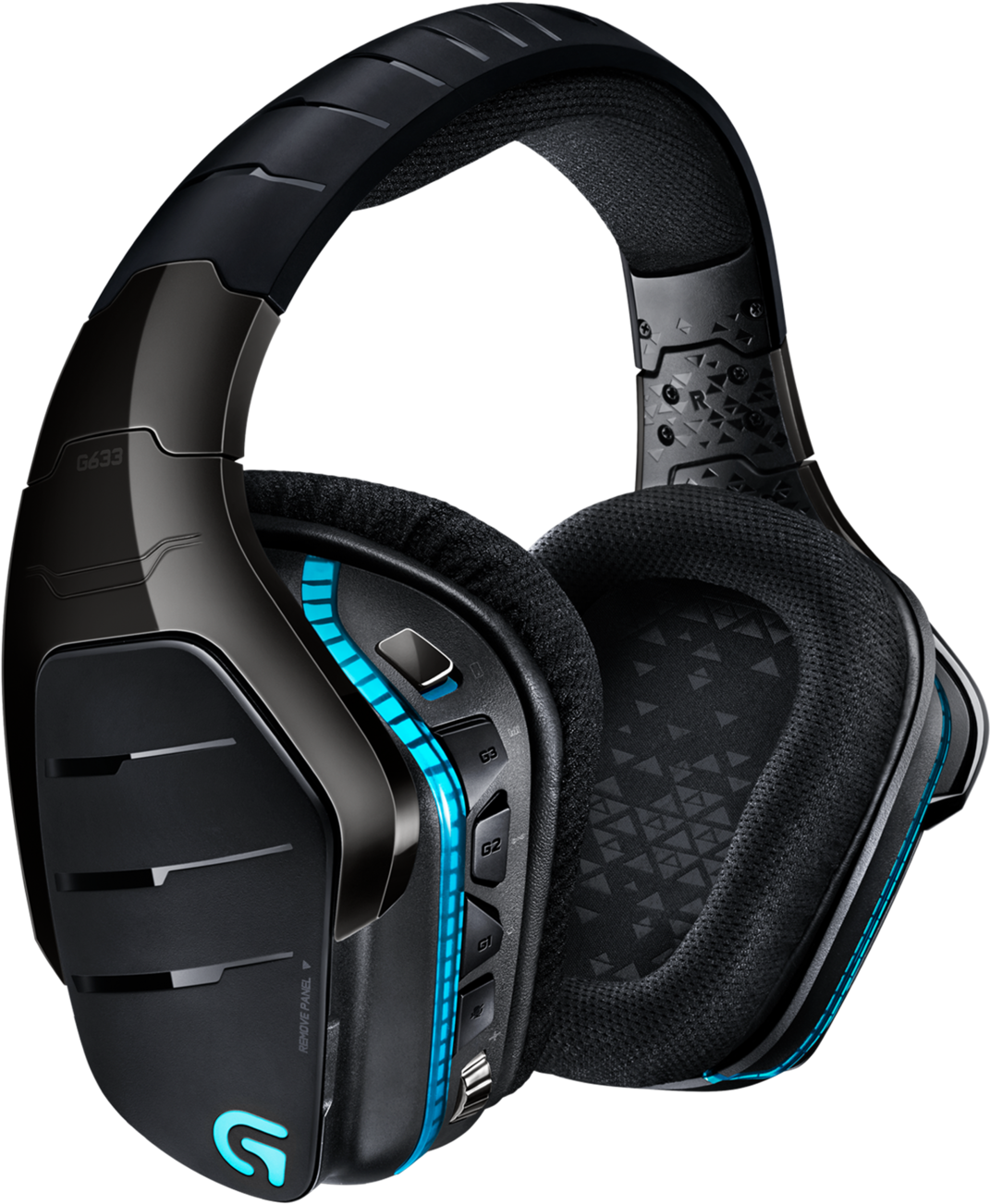 1 Rgb Gaming Headset - Headset Logitech G933 (2000x1327), Png Download