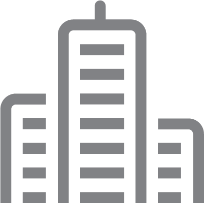 Research Shows That Well-designed Landscaping Increases - Office Building Icon Png Grey (402x400), Png Download