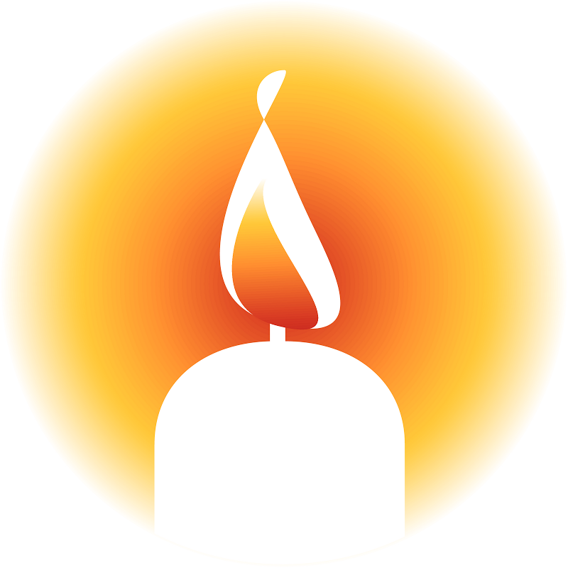 Best 40 Candles Png Clipart - Candlelight Service Clip Art (800x800), Png Download