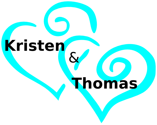 Blue Heart Wedding Clip Art - Blue Wedding Heart Clipart (600x481), Png Download