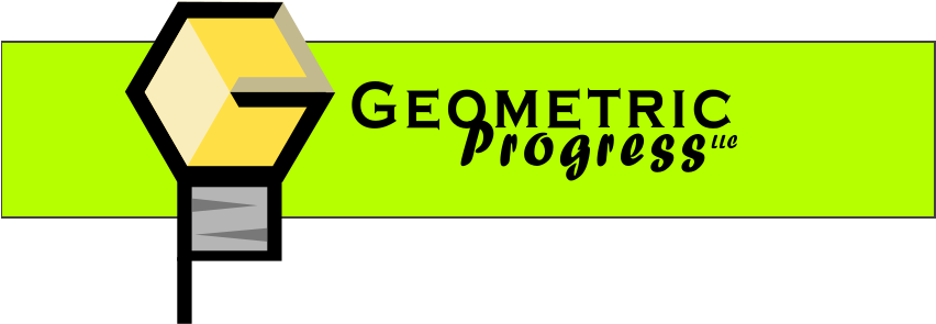 Geometric Progress Llc - Geometric Progression (851x303), Png Download