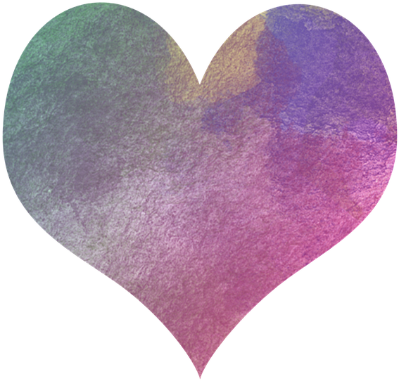 Hearts Heart Love Watercolor Watercolors Watercoloreffe - Heart (652x647), Png Download
