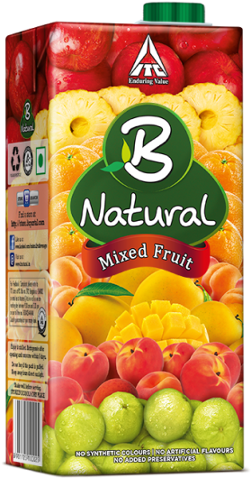 B Natural Mixed Fruit (600x600), Png Download