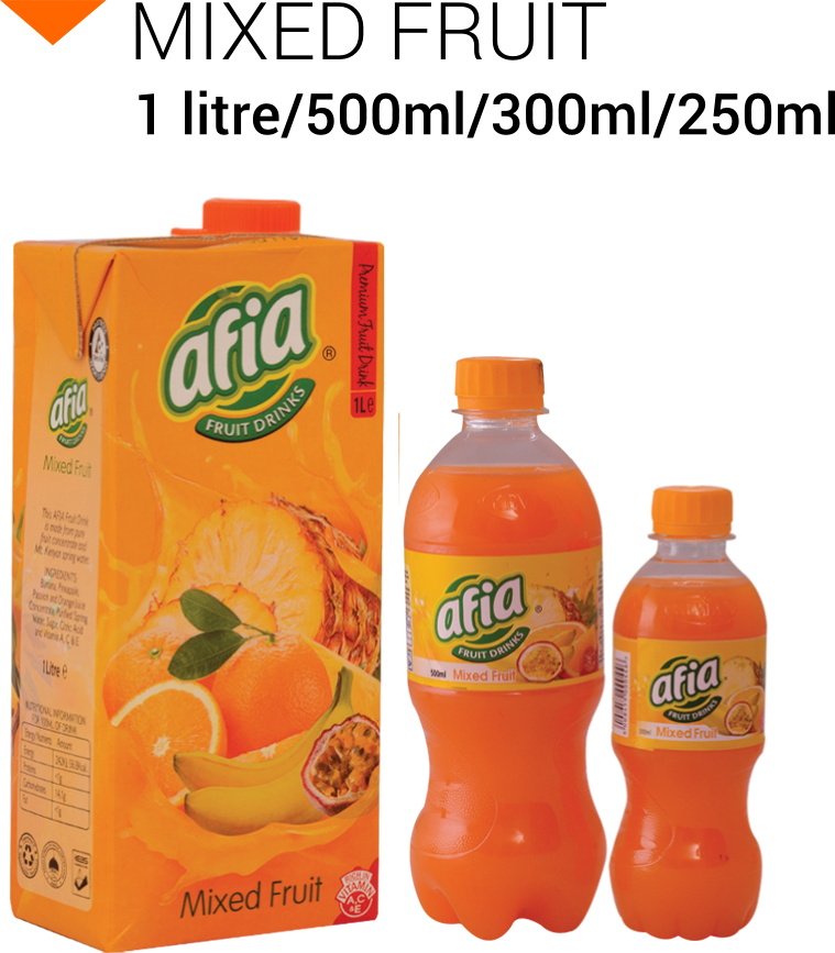 Kevian Afia Mixed Fruit - Orange Soft Drink (759x867), Png Download