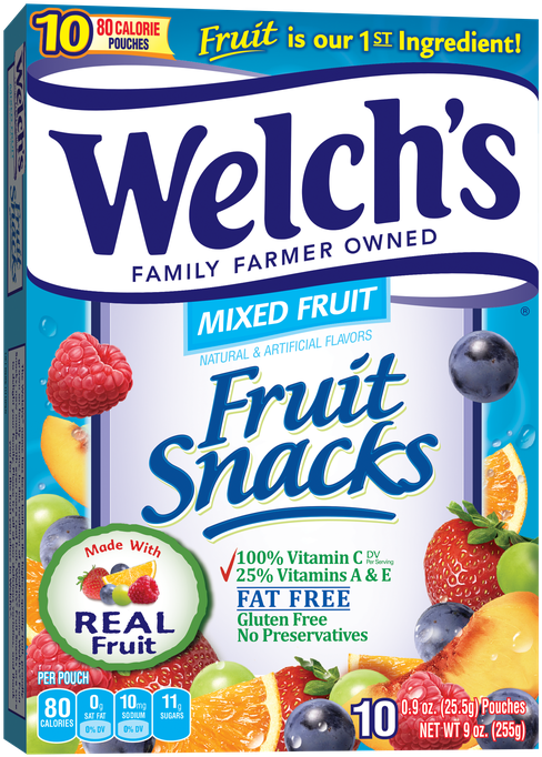 Welch's Fruit Snacks (639x750), Png Download
