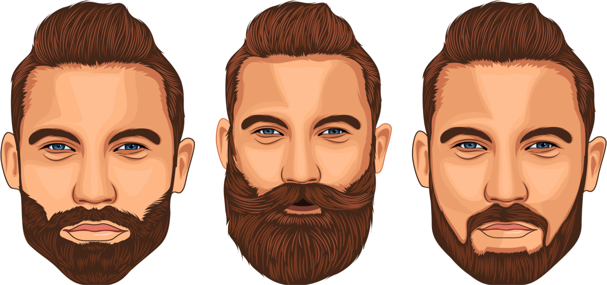 Top 10 Beard Styles - Beard (2048x913), Png Download
