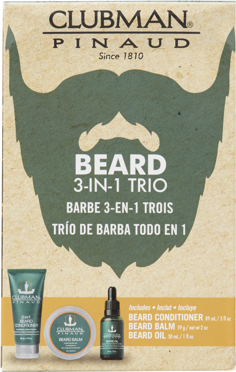 Clubman Beard 3 In 1 Trio (1500x1500), Png Download