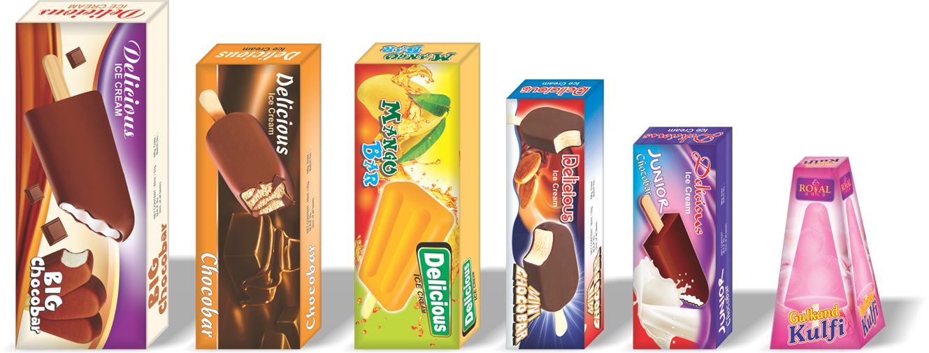 Ice Cream Packaging Box - A. K. Bhavnagarwala & Co. (1329x505), Png Download