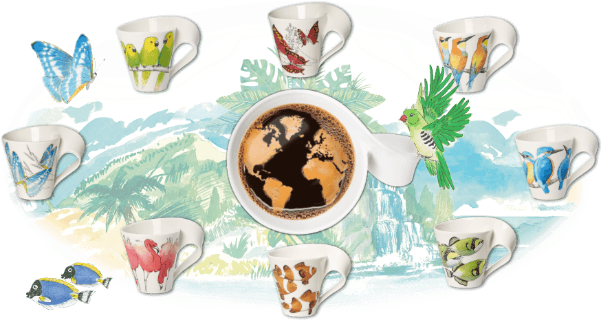 Cheerful Cups For Everyone Who Loves Animals As Much - World Map (960x500), Png Download