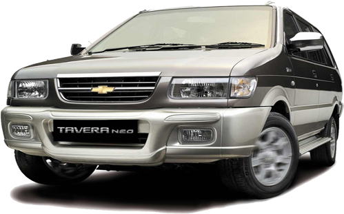 Book Chevrolet Tavera Car For Mumbai To Nashik Taxi - Tavera Price In Mumbai (513x330), Png Download