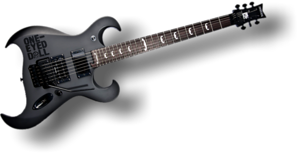 Png Gitar Resmi Guitar Png - One-eyed Doll Kick Concert Promo Poster (600x309), Png Download