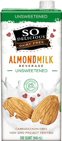 Unsweetened Almondmilk - So Delicious Cashew Milk Ice Cream Bars (480x510), Png Download
