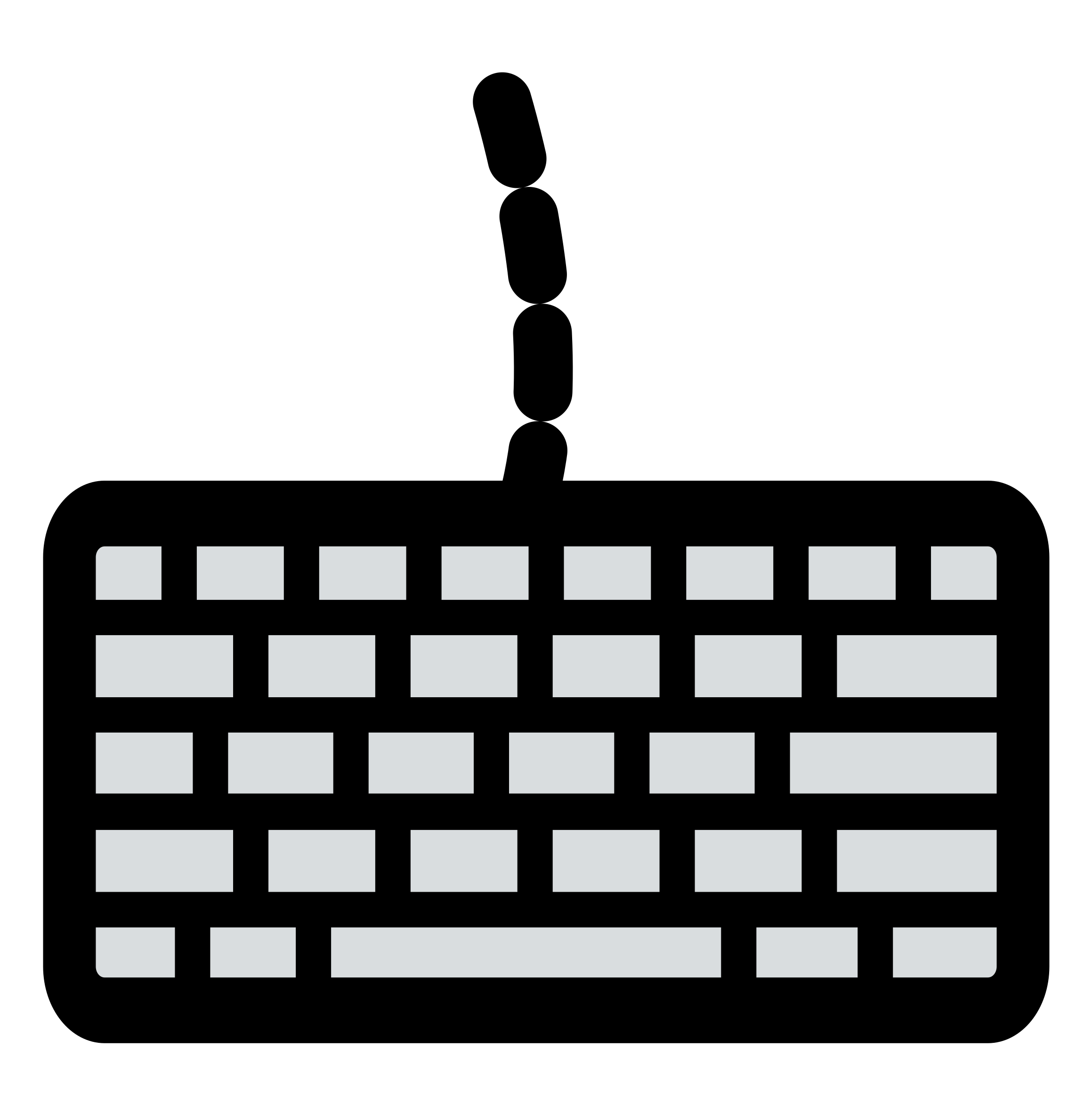 Download Download Hd Keyboard Svg Printable Computer Keyboard Transparent Png Image Nicepng Com