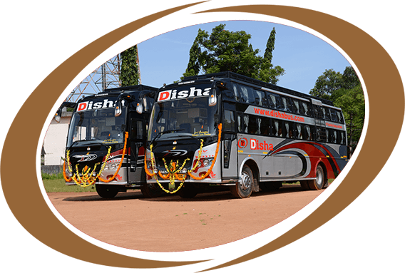 Disha Tours & Travels - Disha Bus Logo (568x383), Png Download