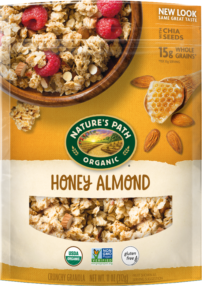 Nature's Path Honey Almond Granola (720x960), Png Download
