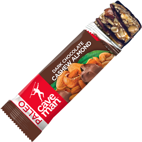 Caveman Foods Dark, Chocolate Almond Coconut - 1.4 (480x480), Png Download