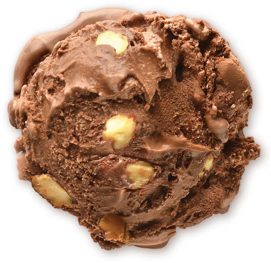 Homemade Brand Dutch Chocolate Almond Ice Cream Scoop - Dutch Process Chocolate (900x900), Png Download