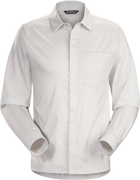 A2b Shirt Ls Men's Delos Grey - Civil War Officer Shirt (450x625), Png Download