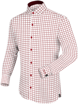 Formal Orange Long Sleeve Shirts For Men Uk With Italian - Formal Long Sleeve Shirts For Men (340x420), Png Download
