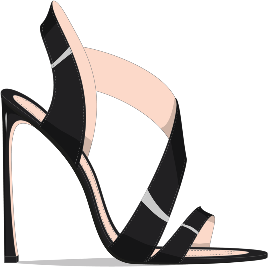 Guillaume Bergen - High-heeled Shoe (1100x1556), Png Download