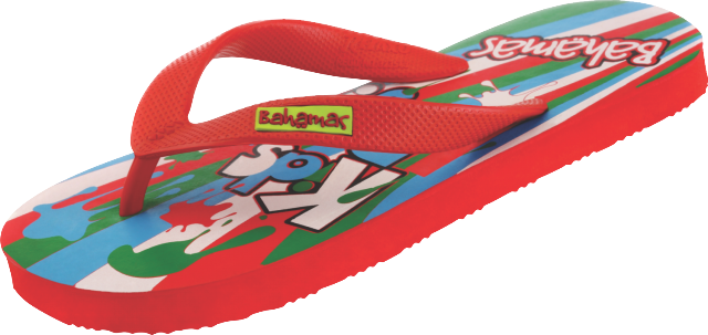 Bahamas - Flip-flops (640x303), Png Download