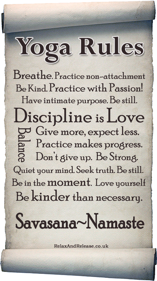 Yoga Rules Breathe - Yoga Rules (550x950), Png Download