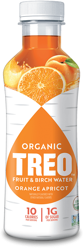 Orange Apricot - Organic Treo (318x853), Png Download
