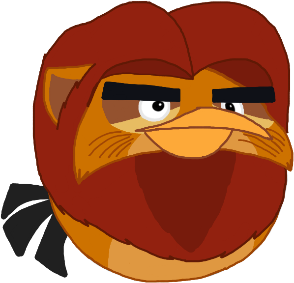 Illustration Of Lion King Carton Vector - Angry Birds Lion King (1024x768), Png Download