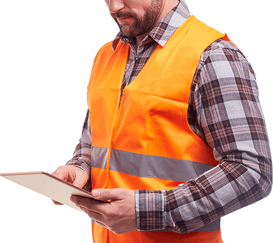 Arc Project Productivity Panel - Construction Worker (548x488), Png Download