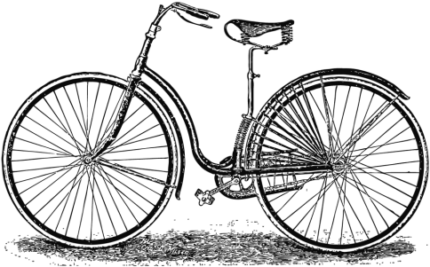 Download Hd Vintage Cycle 008 By Onedollarshop Dibujo De Bicicleta Antigua Transparent Png Image Nicepng Com