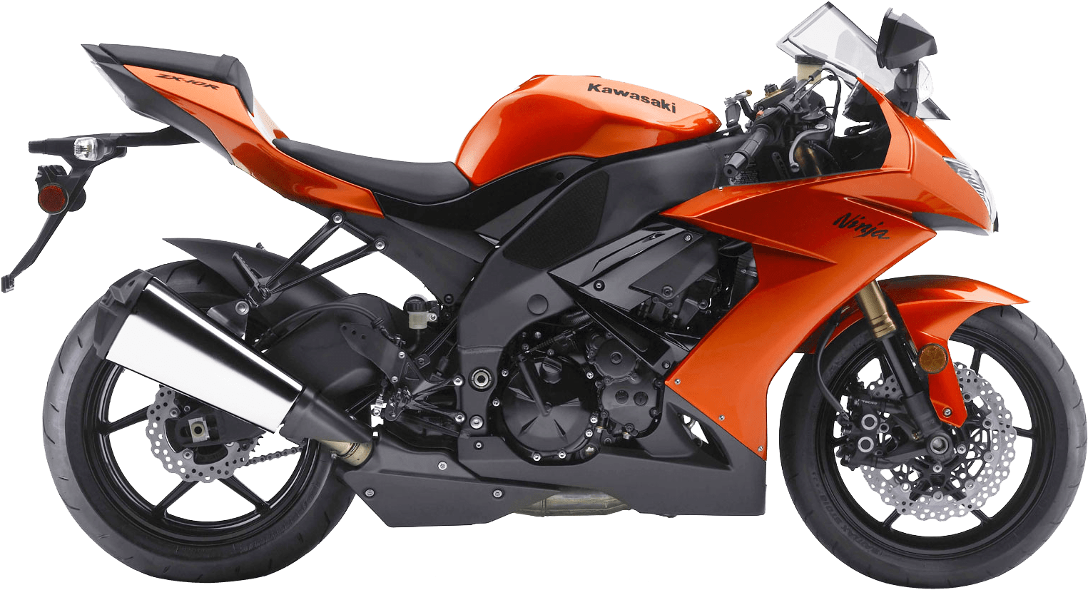 Kawasaki Ninja Zx 10r Sport Motorcycle Bike Png Image - Kawasaki Ninja Zx 11 Zz R1100 (1636x911), Png Download