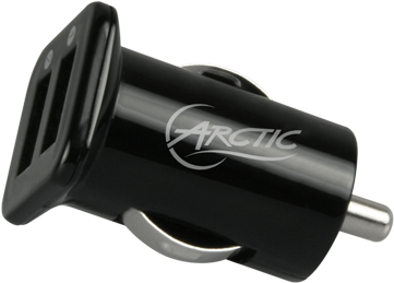 Arctic - Arctic Accessories Dual Usb Charger (360x360), Png Download
