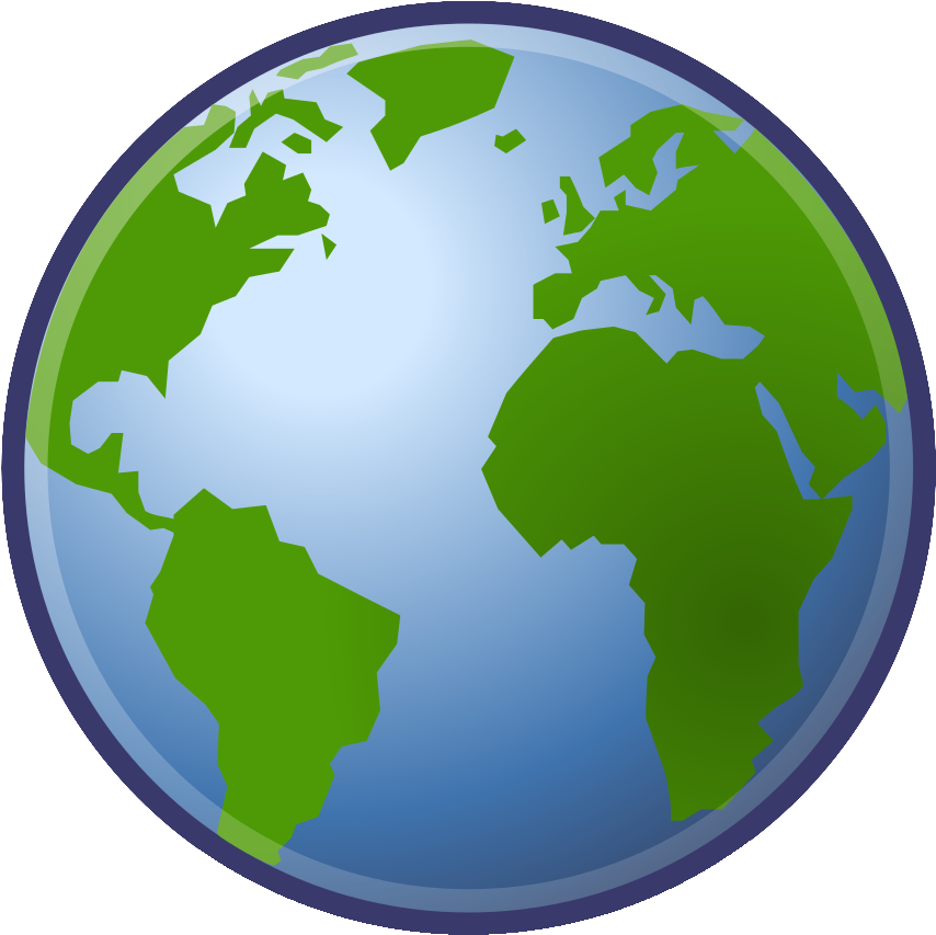 Earth Png Background Clipart - World Map Watercolor Green (1024x1024), Png Download