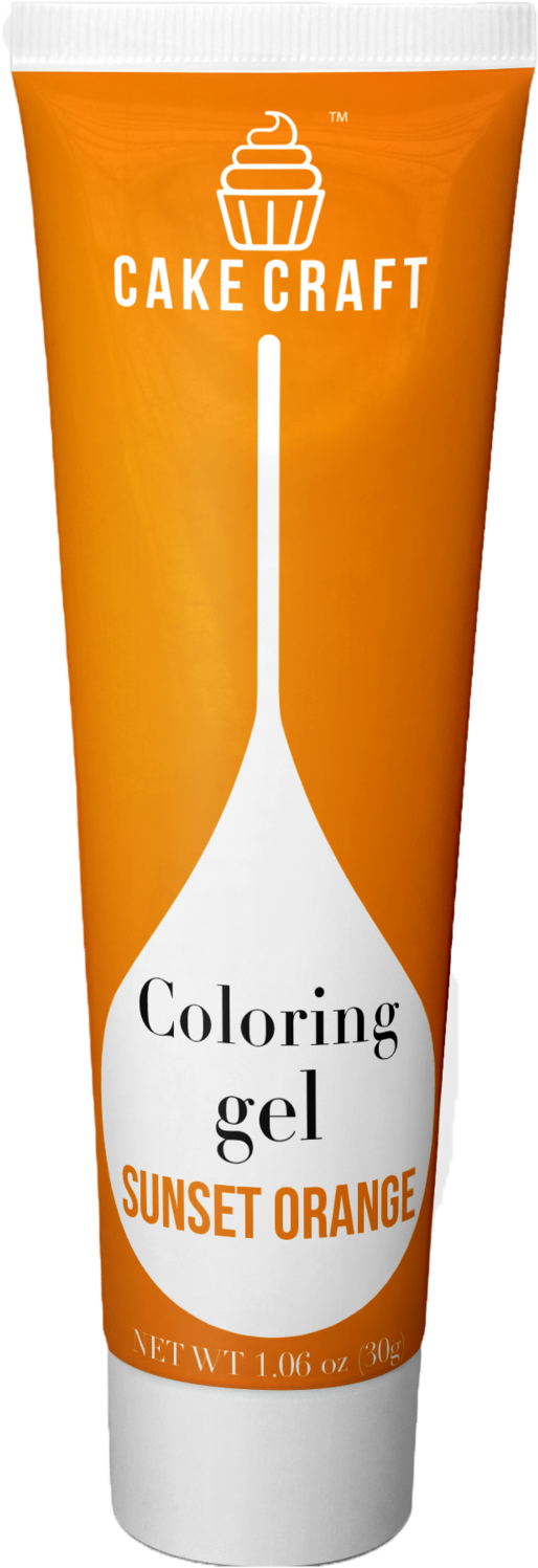 Sunset Orange Coloring Gel (2500x2000), Png Download