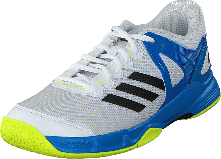 Adidas Sport Performance Court Stabil J Ftwr White/black/shock (705x509), Png Download