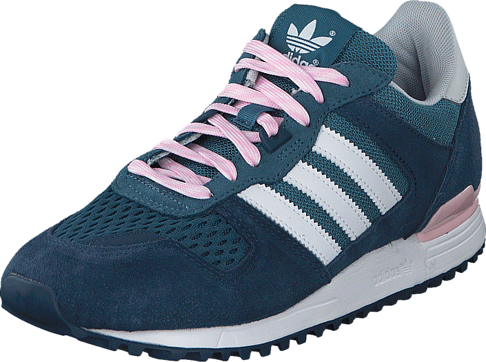 Adidas Originals Zx 700 W Mineral Blue/white/clear - Adidas (705x525), Png Download
