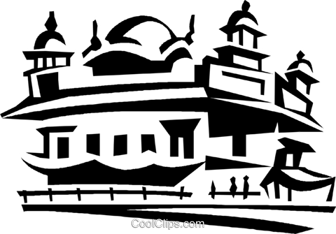 Golden Temple, Amritsar, Punjab Royalty Free Vector - Golden Temple Amritsar Vector (480x335), Png Download