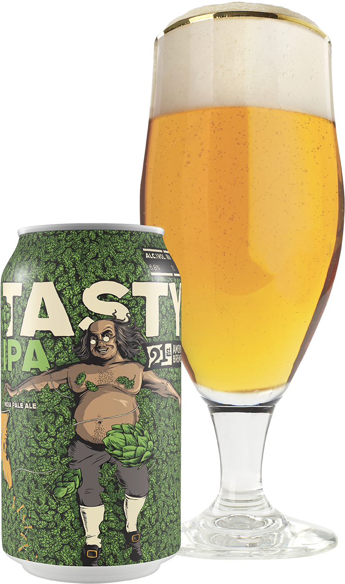 21a Tastyipa 12oz Glass - 21st Amendment Brewery (872x1296), Png Download