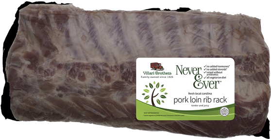 Pork Loin Rib Rack - Go Green (681x456), Png Download